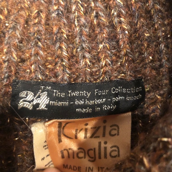 VINTAGE 80s ! Bal Harbour Krizia Maglia cardigan - Picture 6 of 8